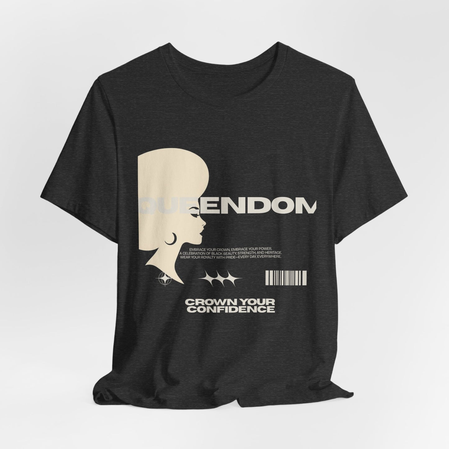 Dendon 'Crown Your Confidence' Graphic Tee — Retro Silhouette Streetwear