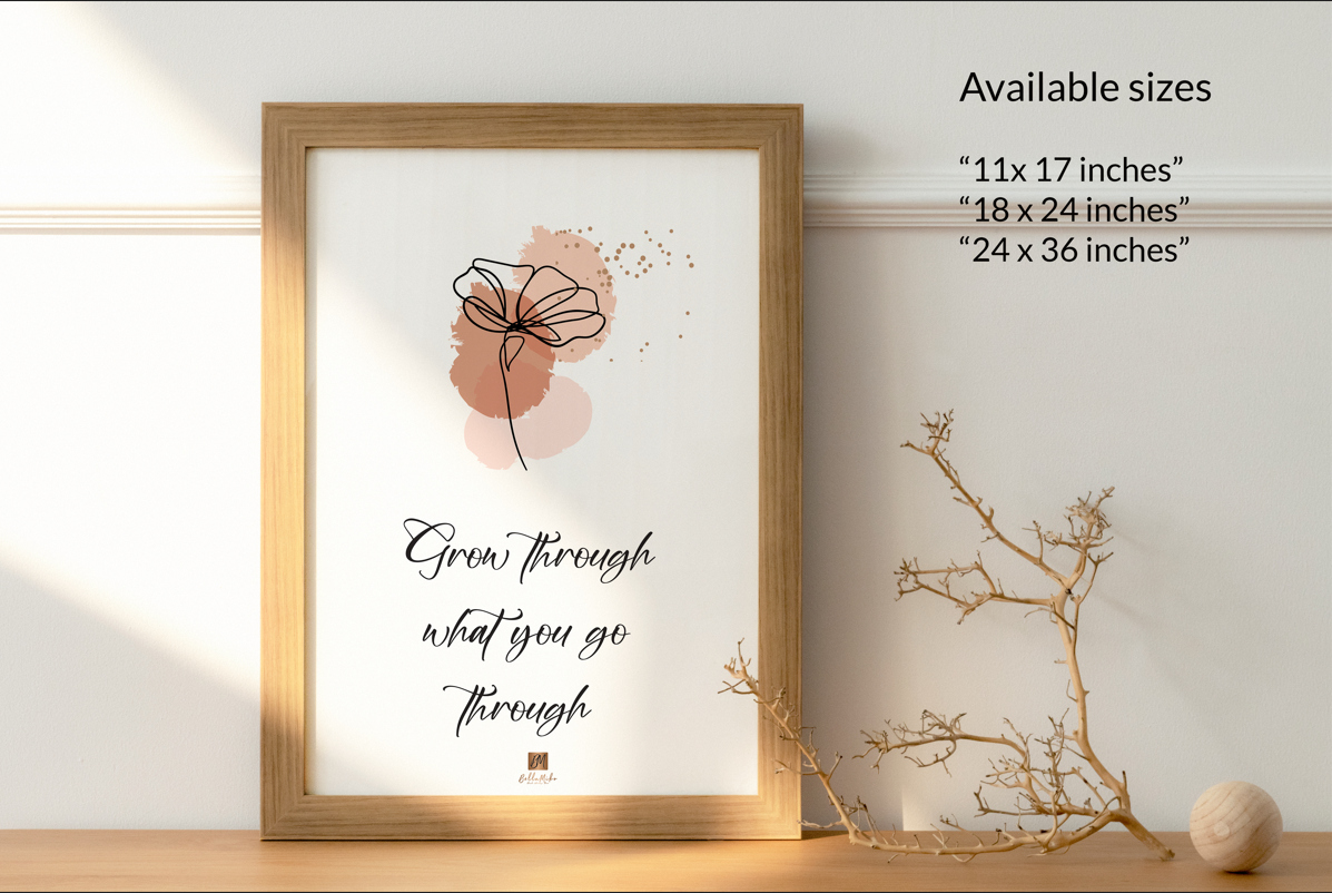 Grow Through What You Go Through Canvas