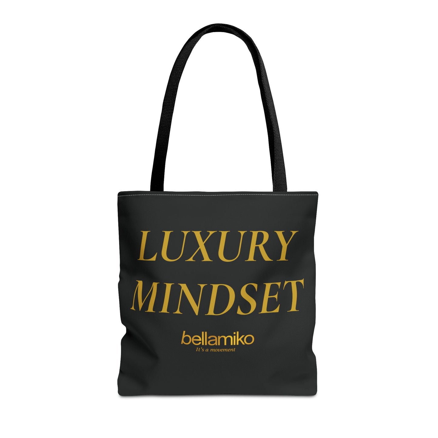 Luxury Mindset Tote Bag - Black & Gold