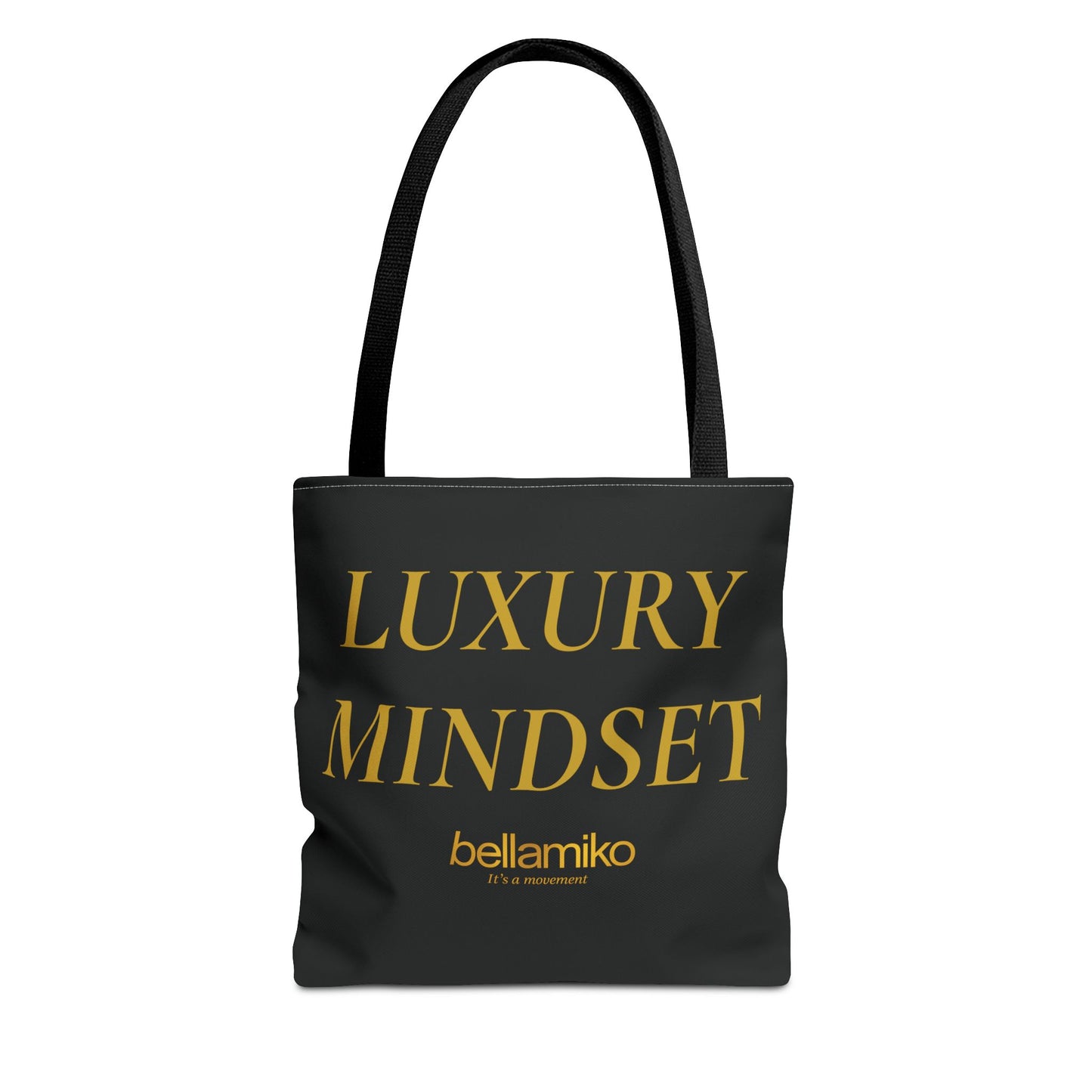 Luxury Mindset Tote Bag - Black & Gold