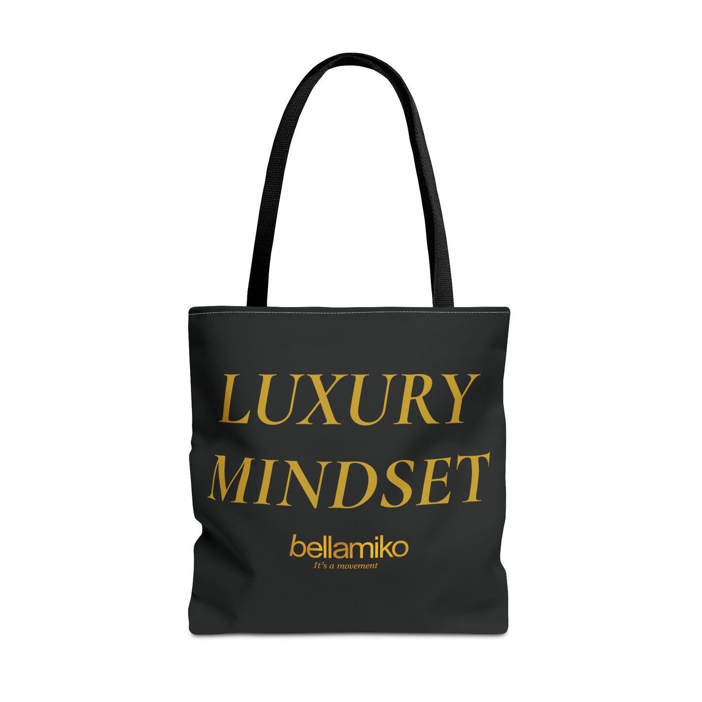 Luxury Mindset Tote Bag - Black & Gold