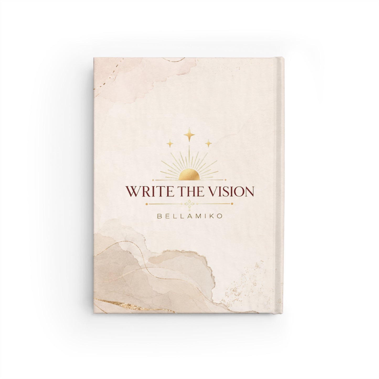 Faith, Purpose & Becoming Hardcover Journal – Christian Inspirational Notebook