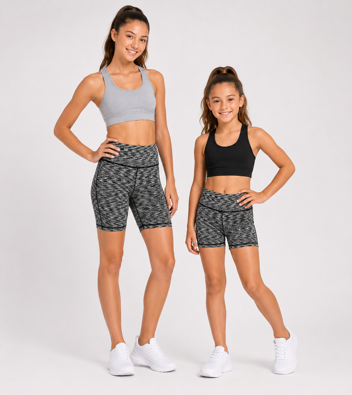 Avia Girls Seamless Performance Bike Shorts | Lightweight Active Shorts