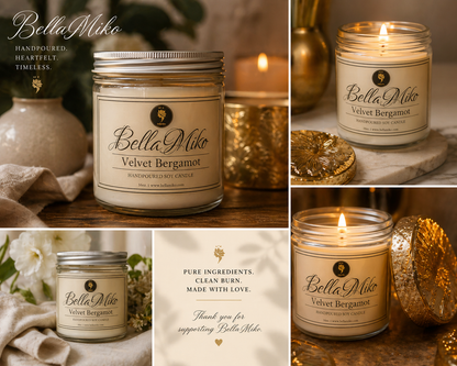 Velvet Bergamot | BellaMiko Candle
