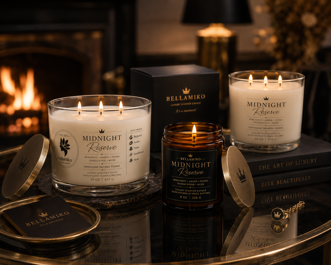 Midnight Reserve | Luxury Candle