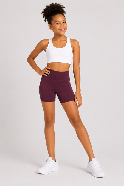 Avia Girls Seamless Performance Bike Shorts | Lightweight Active Shorts