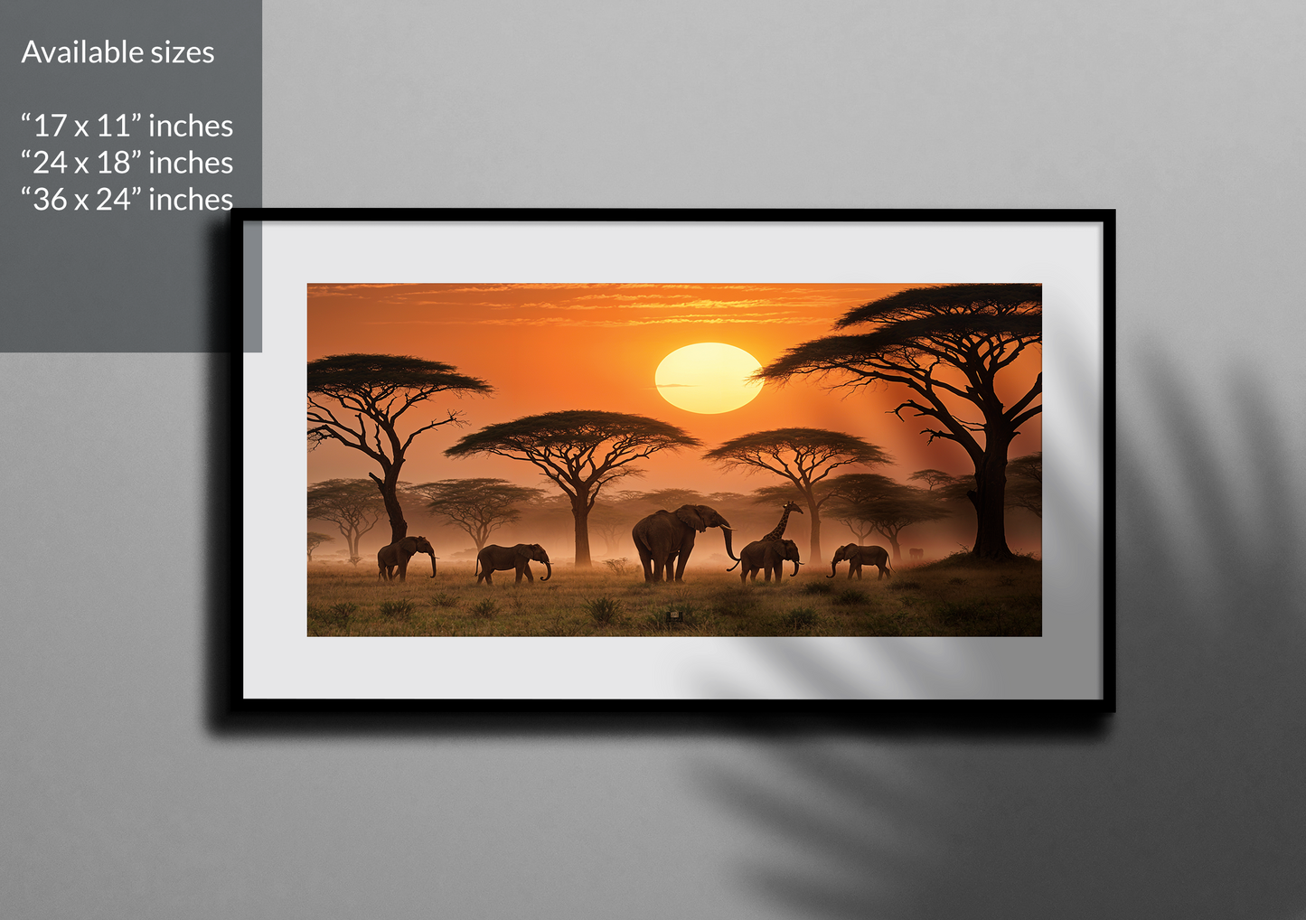 Safari Scene Canvas