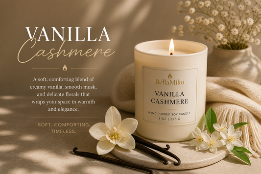 Vanilla Cashmere – 8 oz Soy Candle