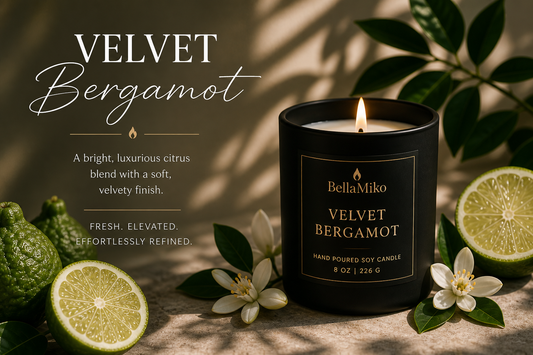 Velvet Bergamot – 8 oz Soy Candle