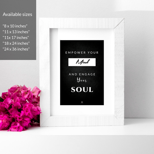 Empower Your Mind Mockup Canvas