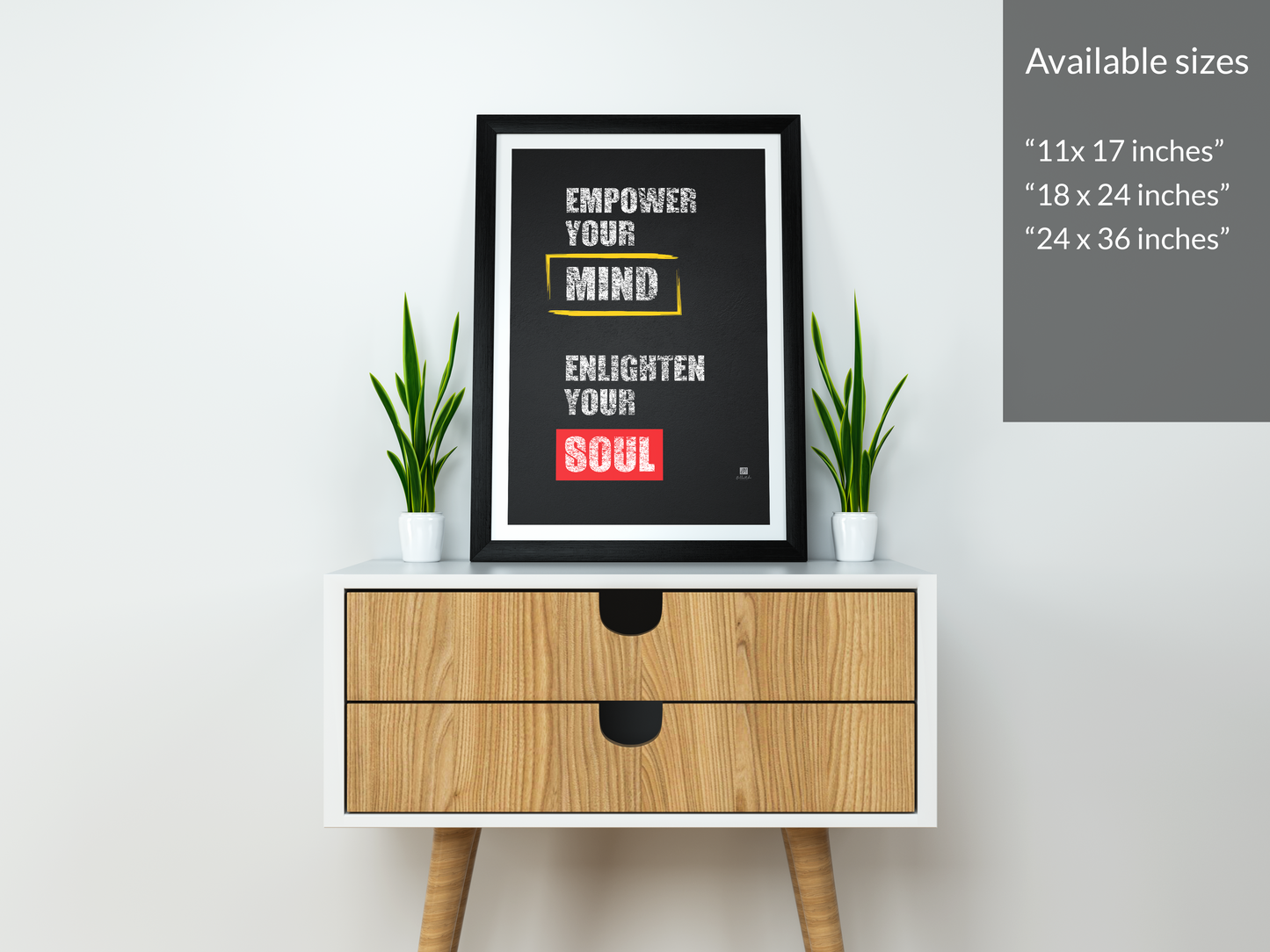 Empower Your Mind Mockup Canvas